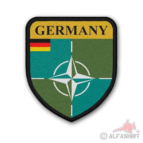 Patch Nato Deutschland Germany Abzeichen Bundesrepublik Wappen #39947