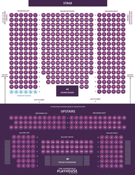 Seating Charts | The Ridgefield Playhouse