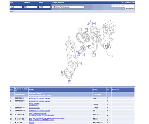 ETKA Online (catalogue de pièces détachées Audi en ligne) (Page 1) / Le ...