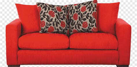 Red fabric 2-seat sofa, Couch Table Chair, Red Sofa, angle, furniture png | PNGEgg