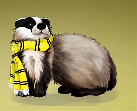 Hufflepuff Badger | Harry potter, Hufflepuff, Hogwarts