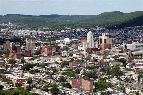 Reading Pennsylvania Skyline Photograph by Bill Cobb