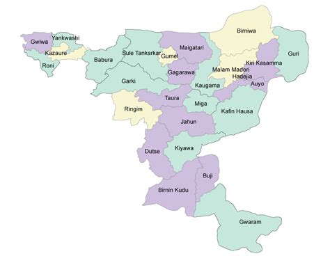 MAP OF JIGAWA STATE - Community | Facebook