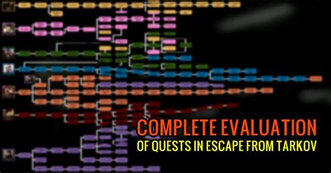 Complete Evaluation of Quests in Escape from Tarkov