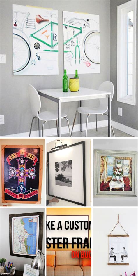 25 Diy Poster Frame Ideas To Elevate Your Home Decor - Diy Folly