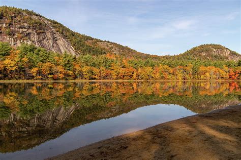 Echo Lake State Park NH View of Cathedral Ledge 2 Photograph by Michael ...