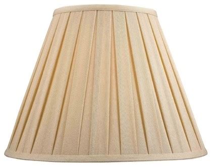 Pleated Lamp Shade in Dark Beige Fabric - Lamp Shades - by Destination Lighting