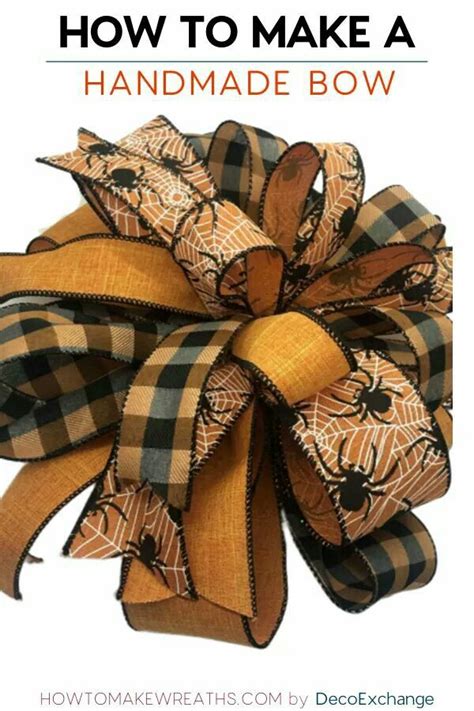 DecoExchange Bow | Handmade bows, Diy wreath bow, Homemade bows