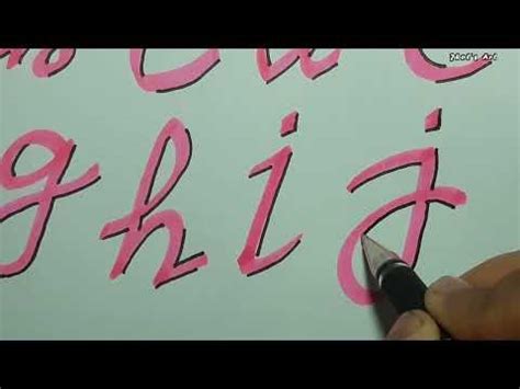 Cara menulis Huruf tangan 3D | How to write 3D hand Lettering |Cara menulis huruf abjad ...