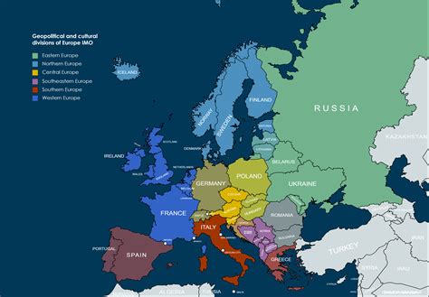 Geopolitical Map Of Europe 2020 Mapporn - vrogue.co