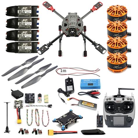 DIY Full Set 2.4GHz 4 Aixs Quadcopter RC Drone 630mm Frame Kit MINI PIX+GPS AT9S TX RX Brushless ...