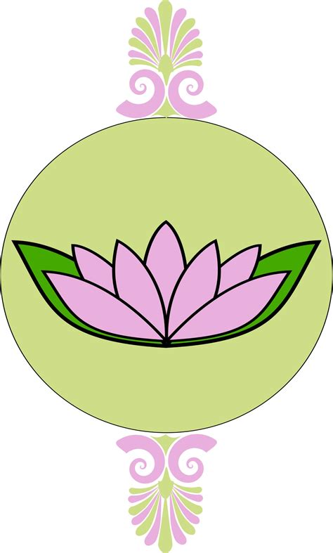Lavender and green frame with lotus Icons PNG - Free PNG and Icons ...