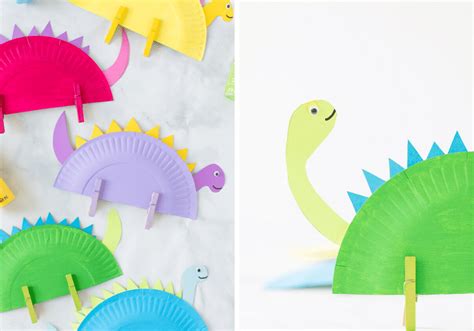 Paper Plate Dinosaur Craft - Made To Be A Momma