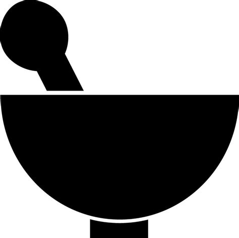 Mortar and pestle. Black illustration. 25047966 Vector Art at Vecteezy