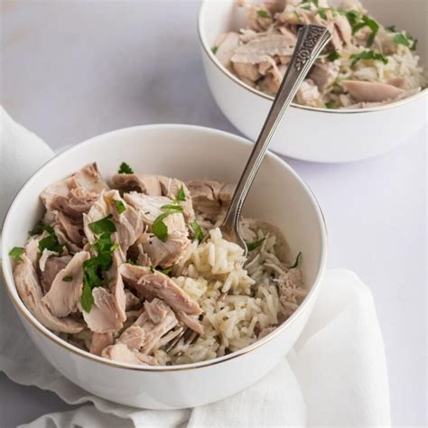 The BEST Boiled Chicken and Rice Recipe