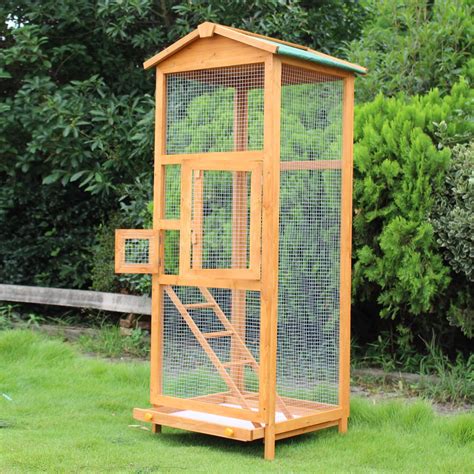 Outdoor Aviary Small Bird Cage Garden Finch Parrot Parakeet Cockatiel ...