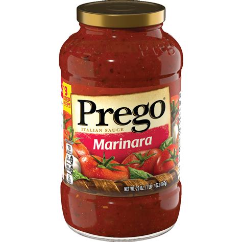 Prego Marinara Italian Sauce, 23 oz. - Walmart.com - Walmart.com