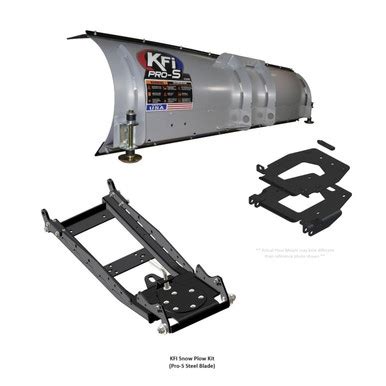 Arctic Cat Wildcat Trail Heavy Duty Snow Plow Kit by KFI - KFI-SNWPLW ...