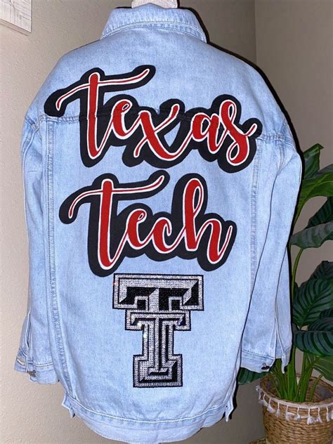 Texas Tech Bedazzled Jacket - Etsy