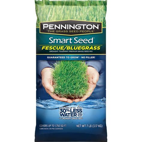 Pennington Smart Seed 7 lb. Fescue/Bluegrass Grass Seed Mix-100086835 - The Home Depot