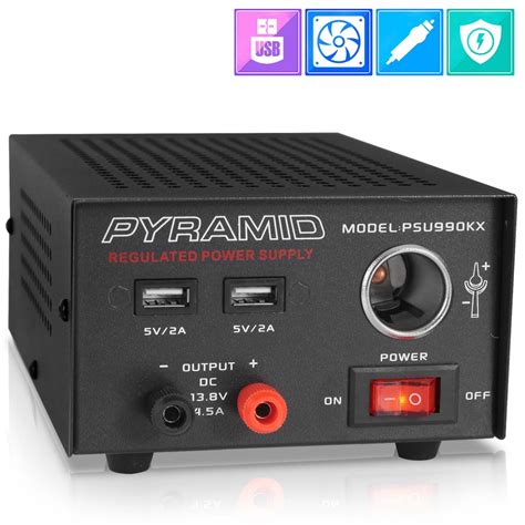 Pyramid - PSU990KX - Tools and Meters - Power Supply - Power Converters - Home and Office ...