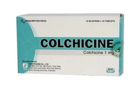 Colchicine Or Indomethacin For Gout