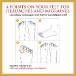 4 Points on Your Feet for Headaches and Migraines