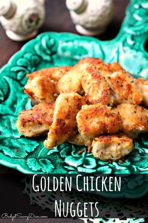 Golden Chicken Nuggets Recipe - Marie Recipe - Budget Savvy Diva ...