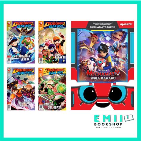 Mechamato Comics | Boboiboy Galaxy Comic kanak kanak | Shopee Singapore