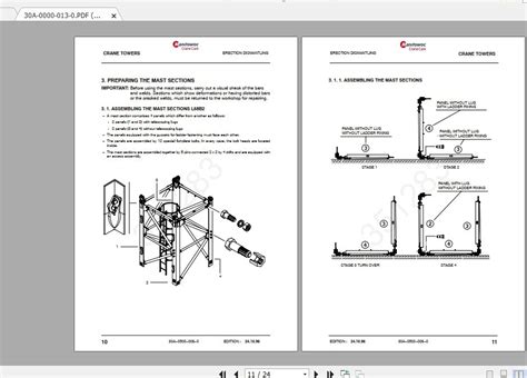 Manitowoc Potain Tower Crane MC 235B Full Manuals