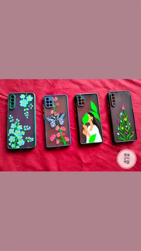 Mobile cover painting ideas / diy phone cases in 2022 | Phone case diy ...