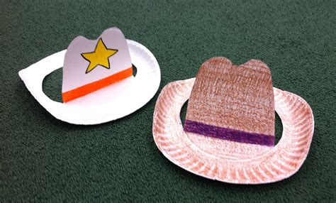 DIY Paper Plate Cowboy Hat Craft