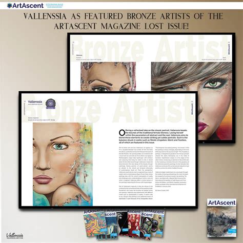 Featured Artist in Art Magazine ArtAscent - Vallenssia Art