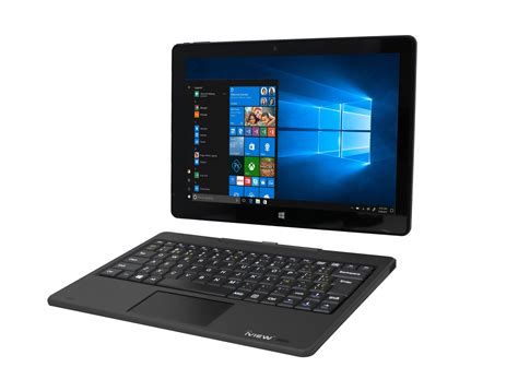 iView 10.1" Tablet with Docking Keyboard, Windows 10, Intel Quad Core Atom Processor, 2GB Memory ...