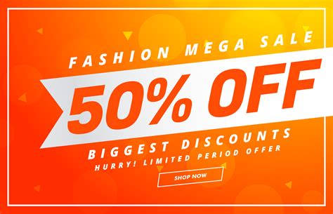 bright sale banner design vector template for your promotion - Download ...