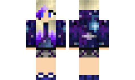 minecraft skin Edited-galaxy-girl | Girl Minecraft Skins | Pinterest