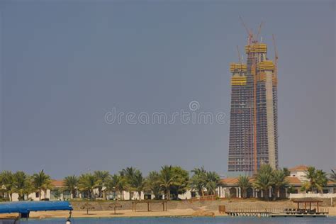 Kingdom Tower Under Construction, Jeddah, Saudi Arabia, 2019 Stock ...