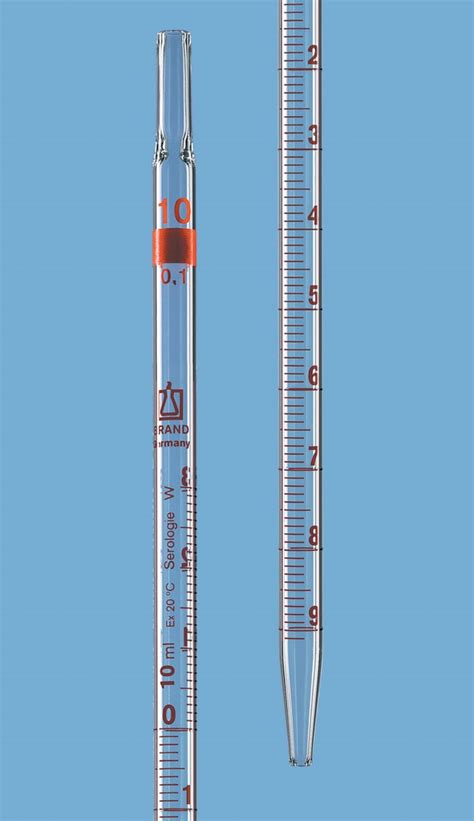 BRAND Calibrated Serological Pipette with Graduations Volume: 2 mL:Pipet | Fisher Scientific