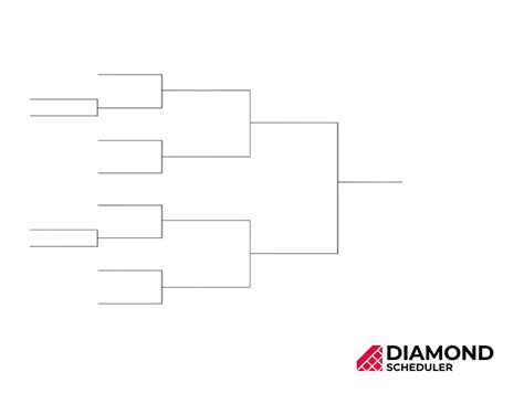 10-Team Single Elimination Bracket Printable | Diamond Scheduler