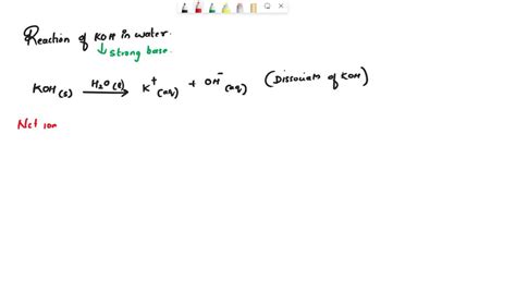 SOLVED: Write a Det ionic equation to show why solid lithium hydroxide; LiOH (s)., forms basic ...