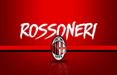 Wallpaper wallpaper, sport, logo, football, Serie A, AC Milan ...