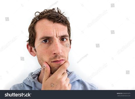 Confused Man Scratching His Chin Stock Photo 269291675 | Shutterstock