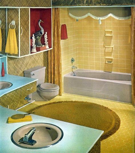 60 vintage '60s bathrooms: Retro home decorating ideas | Retro bathrooms, Bathroom tile designs ...