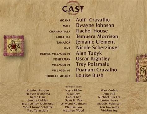 Moana (2016) | Behind The Voice Actors