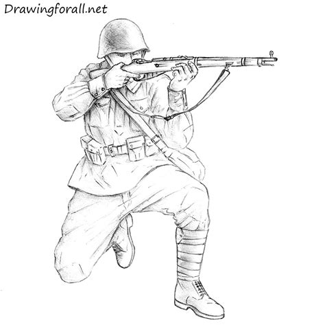 How to Draw a Soviet Soldier