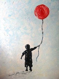 TITLE: "RED BALLOON" ORIGINAL OIL PAINTING BY ZSAZSA BELLAGIO MEDIUM ...