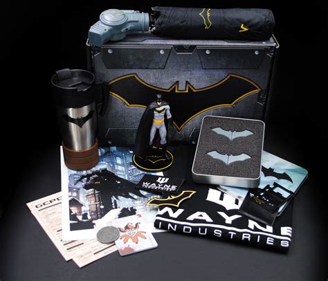 Batman box from World's Finest collection. | Batman gifts, Batman theme, Gift subscription boxes