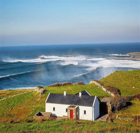 Ireland Travel on Instagram: “Doolin coastal cottage 😍🌊 Co. Clare ...