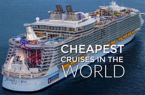 Top 10 Cheapest Cruises & Last Minute Cruise Deals for 2019