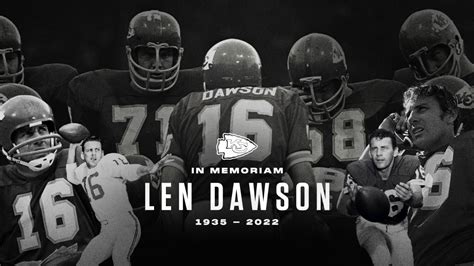 Chiefs mourn the passing of franchise legend Len Dawson – Kansas News